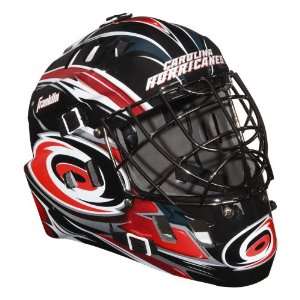   NHL youth size ages 5 9 goalie mask   Hurricanes: Sports & Outdoors