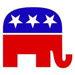  Republican Elephant Square Sticker Arts, Crafts & Sewing