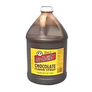Foxs U Bet Chocolate Syrup 4 Gallons/CS  Grocery 