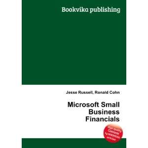   Microsoft Small Business Financials Ronald Cohn Jesse Russell Books
