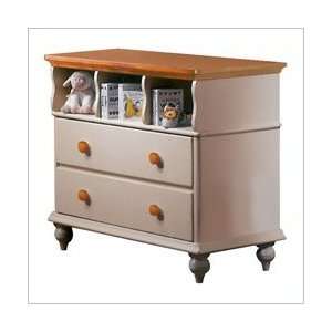   Cappuccino Natart Juvenile Chelsea Chubby Chest: Furniture & Decor