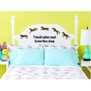  Vinyl wall decal  Cute horse quote 10 X 28 inch sticker 