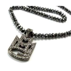  Small Black MMG Maybach Music Group Pendant with a 24 Inch 