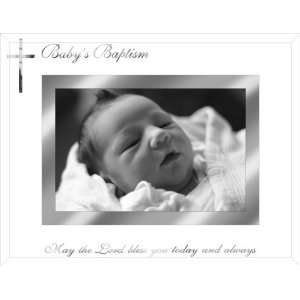  Malden Babys Baptism Picture Frame, Silver: Baby