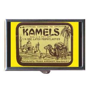  Vintage Condom Tin Camels Coin, Mint or Pill Box: Made in 