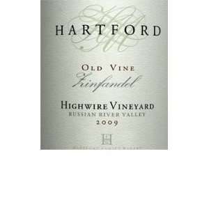  2009 Hartford Zinfandel RRV Highwire Vineyard Old Vine 