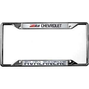  Chevrolet Z71 Avalanche License Plate Frame Automotive
