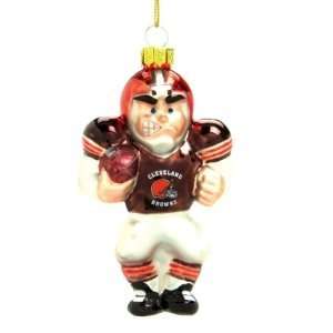   Browns NFL Glass Player Ornament (5 Caucasian): Sports & Outdoors