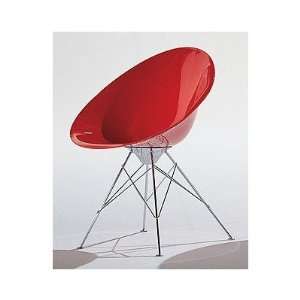  Eros Chair Colour: Transparent Crystal Clear, Base: Legs 