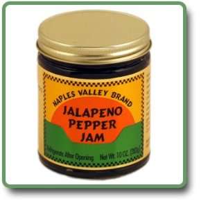 Jalapeno Pepper Jam   11 oz glass jar. Grocery & Gourmet Food