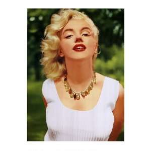  Marilyn Monroe Amber Beads by Sam Shaw 24x32: Home 