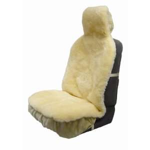  Eurow Sheepskin Sideless Seat Cover New Design   Cream 