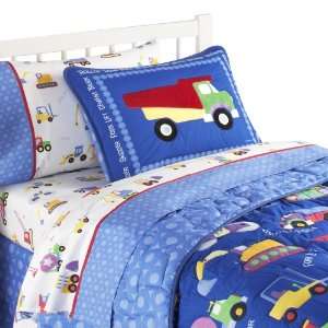  Olive Kids Under Construction Twin Comforter: Home 