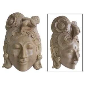 Wood mask, Nature Goddess Home & Kitchen