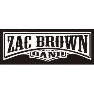  Zac Brown Band Logo Vinyl Decal Sticker 