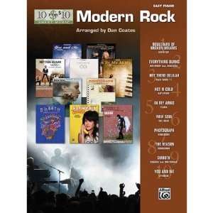  10 for 10 Sheet Music: Modern Rock   Easy Piano: Arr. Dan 