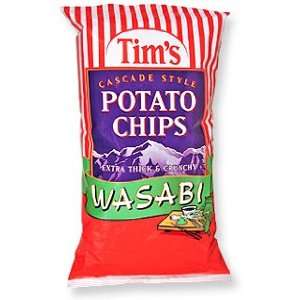 Tims Chips 2 Bags (Wasabi) 8oz Bag  Grocery & Gourmet Food