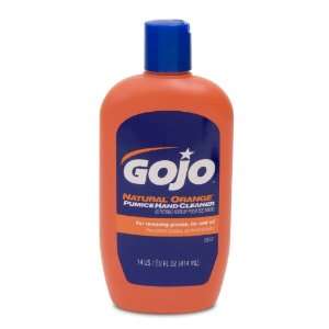 Gojo 0957 12 14 Oz. Natural Orange Pumice Hand Cleaner (Case of 12 