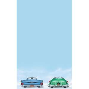   14 Menu Paper   Retro Themed Car Design   100/Pack 