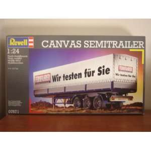  Revell Germany Canvas Semitrailer Model Kit: Toys & Games