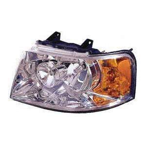 03 06 FORD EXPEDITION HEADLIGHT LH (DRIVER SIDE) SUV, Chrome (2003 03 