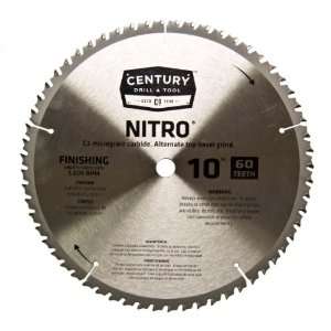 Century Drill and Tool 10216 Finishing Carbide Circular Saw Blade, 10 