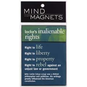  Lockes Inalienable Rights Fridge Magnet: Kitchen & Dining