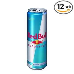 Red Bull Sugar Free Energy Drink, 20 Ounce (Pack of 12)  