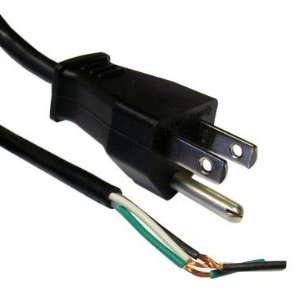   Power Cord, 18/3 SVT, 10A/125V, Black, 6 ft: Computers & Accessories