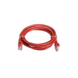 7ft Red Cat6a Molded Ethernet Network Cable   10GB Tested:  