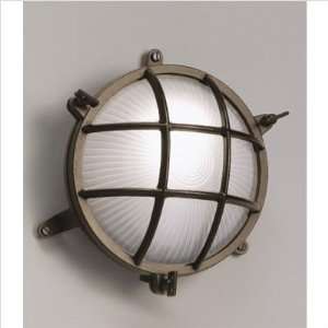 Norwell   1104 RB FR   Mariner Wall Sconce   Raw Brass Finish/Frosted 