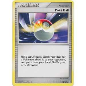  Pokemon   Poke Ball (113)   Platinum   Reverse Holofoil 