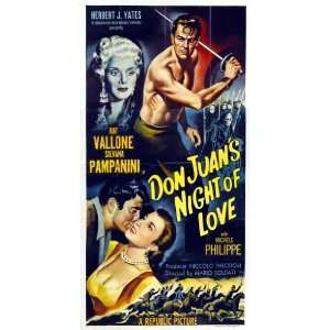  Don Juans Night of Love Movie Poster (11 x 17 Inches 