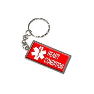  Heart Condition   New Keychain Ring: Automotive