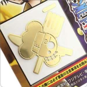  One Piece New World Metal Decoration Sticker (Pirate Flag 