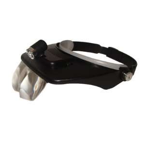  Adjustable Headband Magnifier with Light Arts, Crafts 