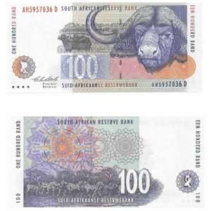    South Africa ND (1994) 100 Rand, Pick 126a 