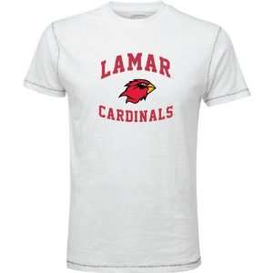  Lamar Cardinals White Aptitude Vintage T Shirt: Sports 