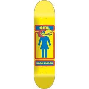  Girl Sean Malto Hawks Skateboard Deck   8.12 x 31.62 
