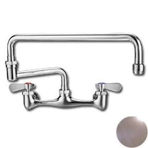 Whitehaus WHFS813 18 in. Wall mount laundry faucet with double jointed 
