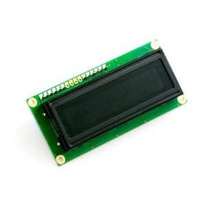  Serial Enabled 16x2 LCD   Black on Green 3.3V: Electronics