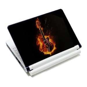  Flame Hot Rock Guitar Laptop Protective Skin Cover Sticker 