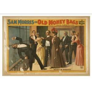   Theater Poster (M), Sam Morris in Old money bags a comedy drama