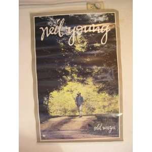  Neil Young Old Ways Poster Vintage 80s