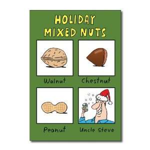  Funny Merry Christmas Card Mixed Nuts Humor Greeting Stan 