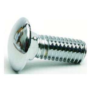  5/16 18x2 Grade 2 Polished Chrome Plated Carriage Bolt 