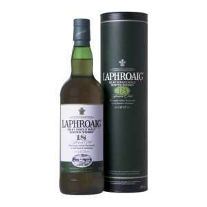  Laphroaig 18 Year Islay Single Malt Scotch Whiskey 750ML 