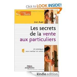   particuliers  29 techniques pour conclure ses ventes (French Edition