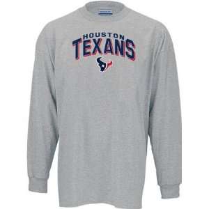  Houston Texans Goal Line Long Sleeve T Shirt: Sports 