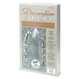  Darice 5209 06 Decorative 8 Foot Tall White Wedding Arch 